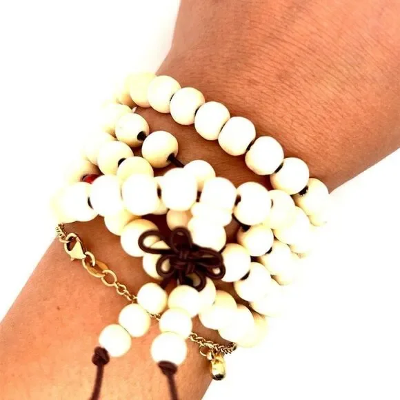 Wooden Stretch Necklace (n2) - Picture 3 of 10